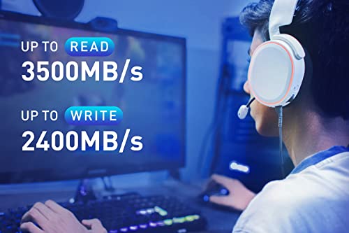 SSD Lexar NM620 512Go pour passionnés de PC et joueurs, jusqu'à 3500 Mo/s en lecture, 2400 Mo/s en écriture, M.2 2280 M.