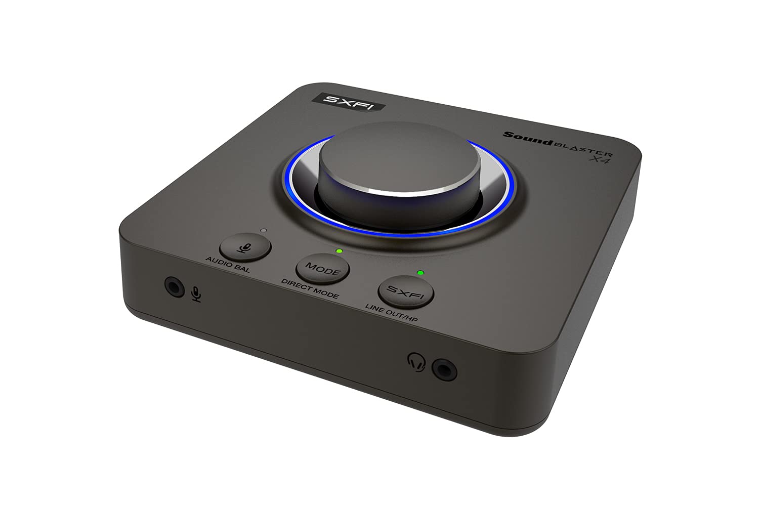 Creative Sound Blaster X4 Hi-Res 24bit/192kHz DAC USB Externe et Carte Son Ampli, Haute Fidélité, Écouteur Disponible, P