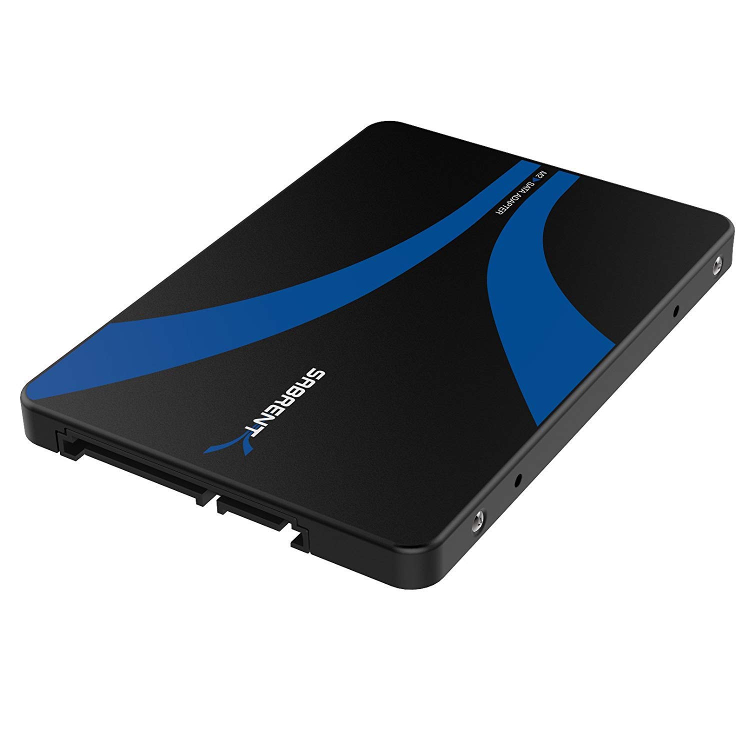 SABRENT Adaptateur M.2 vers SATA III en Aluminium – Convertisseur SSD pour Clé B&M (Non Compatible NVMe) – EC-M2SA