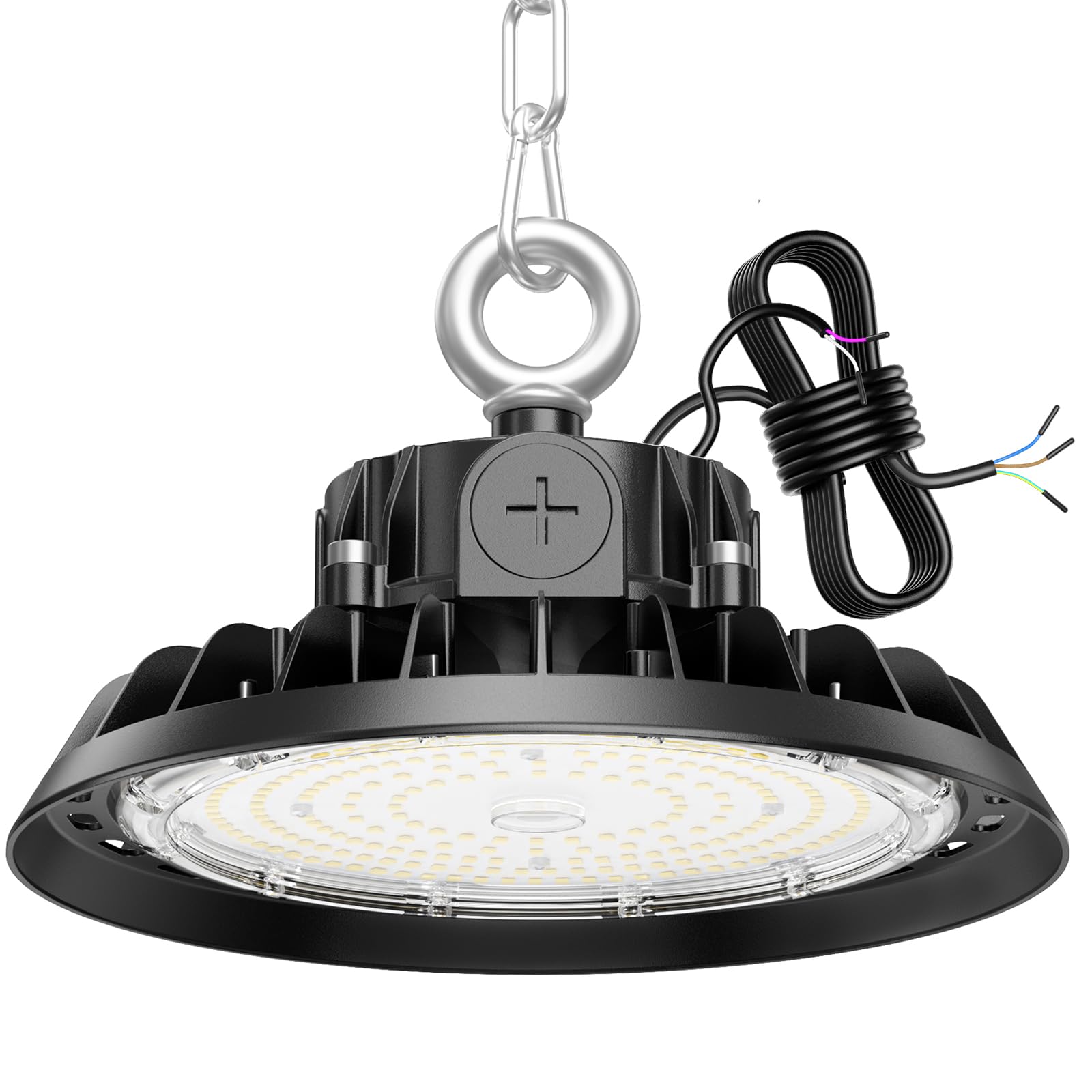 RUISUN UFO 100W LED High Bay Projecteur Éclairage Atelier Supermarché Dimmable IP65 Étanche
